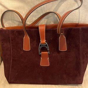 Dooney & Bourke Suede Small Shannon Tote. Great condition.